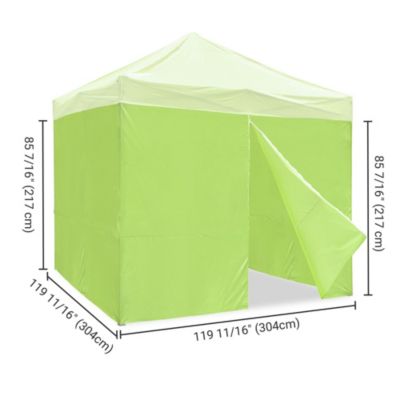 Set of 4 Sidewall UV30+ Fits 10x10ft Canopy Tent Zipper Outdoor Party Green