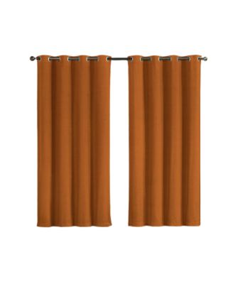2 Pack: Hotel Thermal Grommet 100% Blackout Curtains - 52 in. W x 63 in. L, Aqua