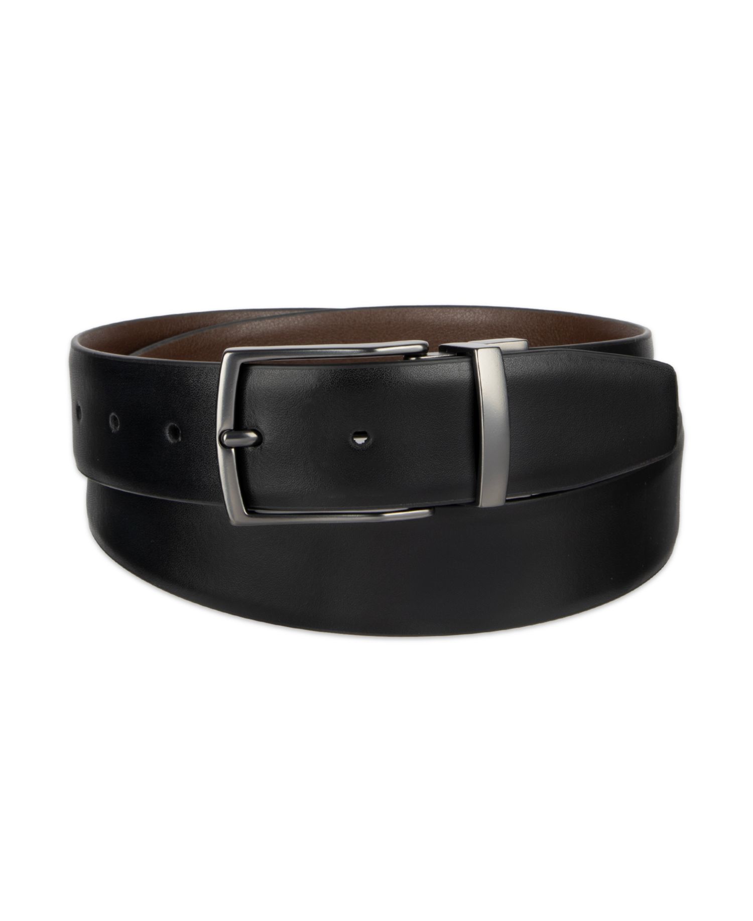 Men's 2-In-1 Reversible Leather Dress Belt