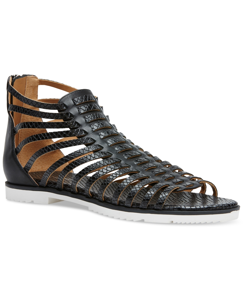 Calvin Klein Womens Maze Strappy Flat Gladiator Sandals   Sandals