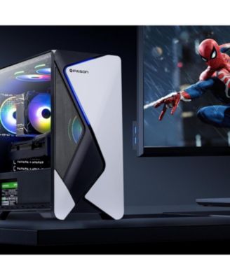 Gaming Desktop: AMD Ryzen 7 5700X, NVIDIA RTX 4060 Ti, 16GB RAM, 1TB SSD, Windows 11 Home - Prebuilt Gaming PC
