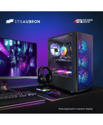 Gaming & Entertainment Desktop - AMD Radeon RX 580 8G, Intel Core i7, 16GB RAM, 512GB SSD, Windows 10