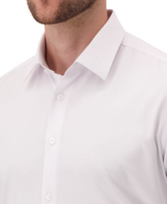 Men's Long Sleeve 4-Way Tonal Geo Dress Shirt