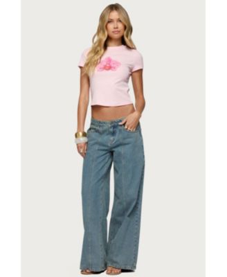 Womens Orchid Gemstone T Shirt