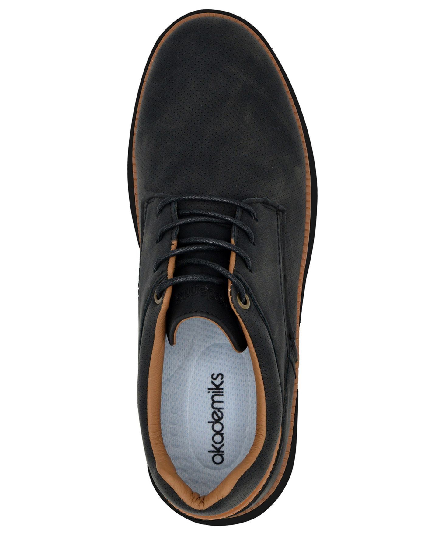 Мужские кроссовки Akademiks Dayton Oxford Dress Casual, цвет: Чёрный — фото 6