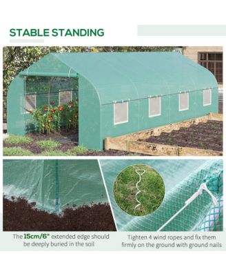 19.5'x10'x7' Outdoor house,Tunnel Walk-in House,