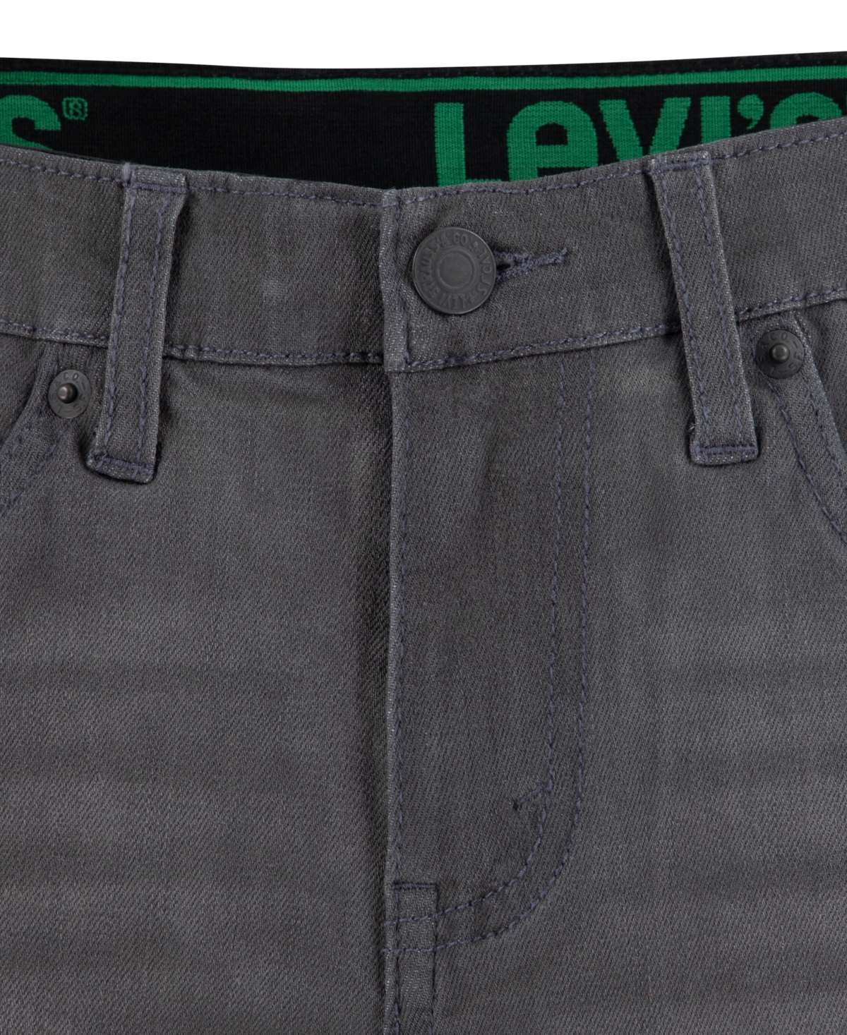 Levi's Big Boys 511 Slim Fit Stretch Performance Jeans In Gray