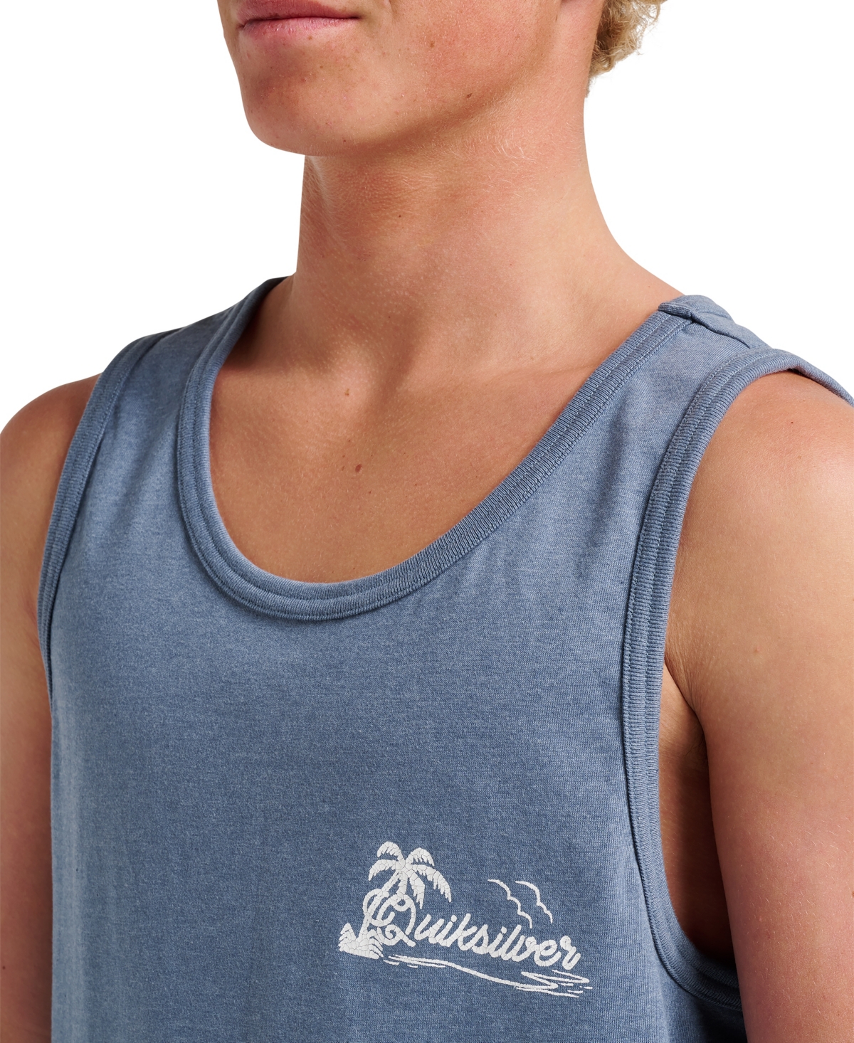 Quiksilver Men's Island Vibin Tank Top In Blue