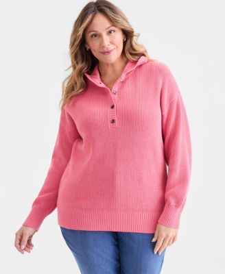 Plus Size Cotton Resort Hoodie, Macy's Exclusive