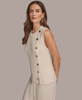 Women's Crewneck Sleeveless Sweater