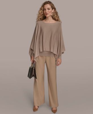 Women's Long Sleeve Cape Sweater