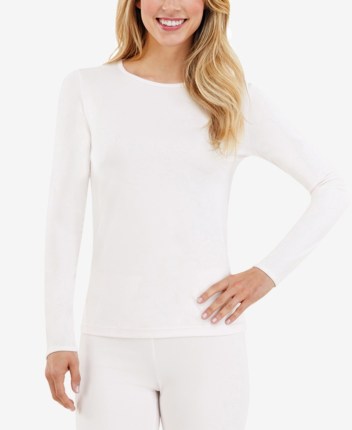 Cuddl Duds Petite ClimateSmart Crewneck Top