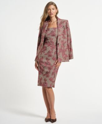 Women's Plaid Sheath Dress