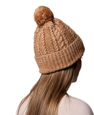 Women's Ridge Knit Beanie Hat
