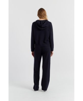 Women's Pure Cashmere Zip Hoodie