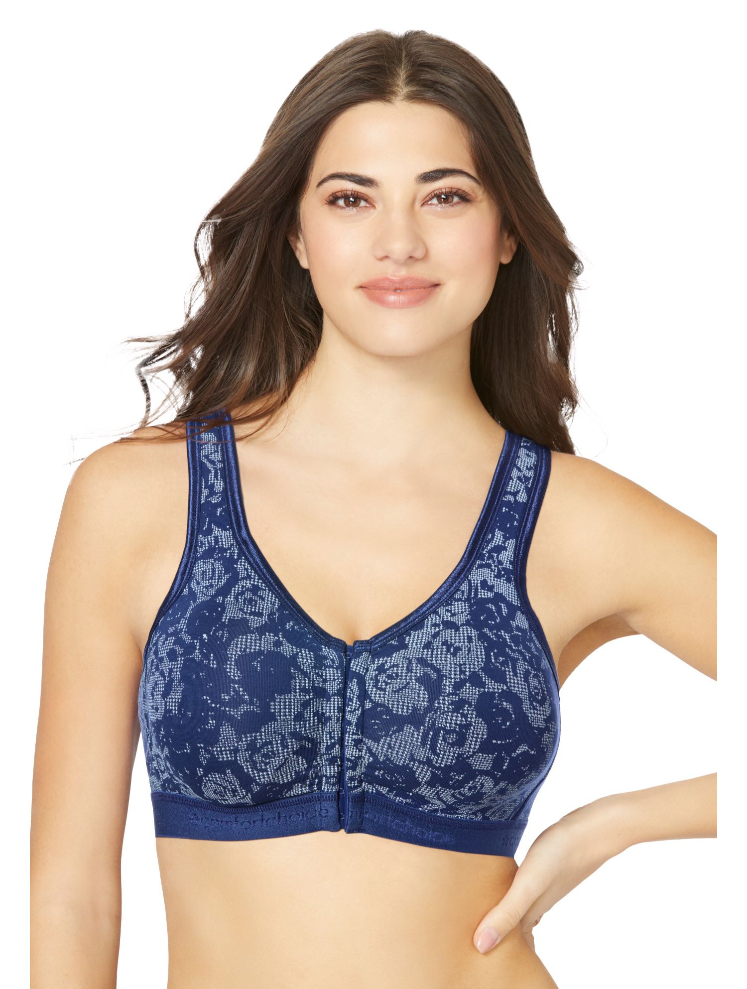 Women's Wireless Front-Close Lounge Bra