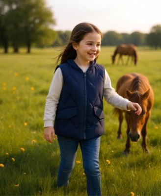 Girls Midweight Puffer Vest