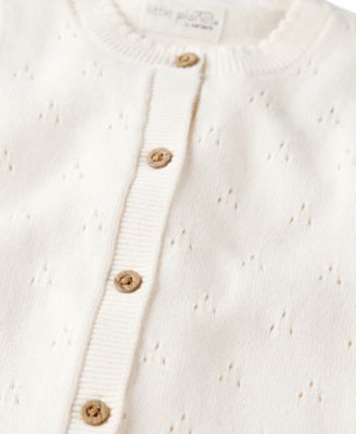 Baby Boys' or Baby Girls' Organic Pointelle Jumpsuit