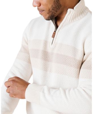 Men's Organic Half Zip Pullover Sweater