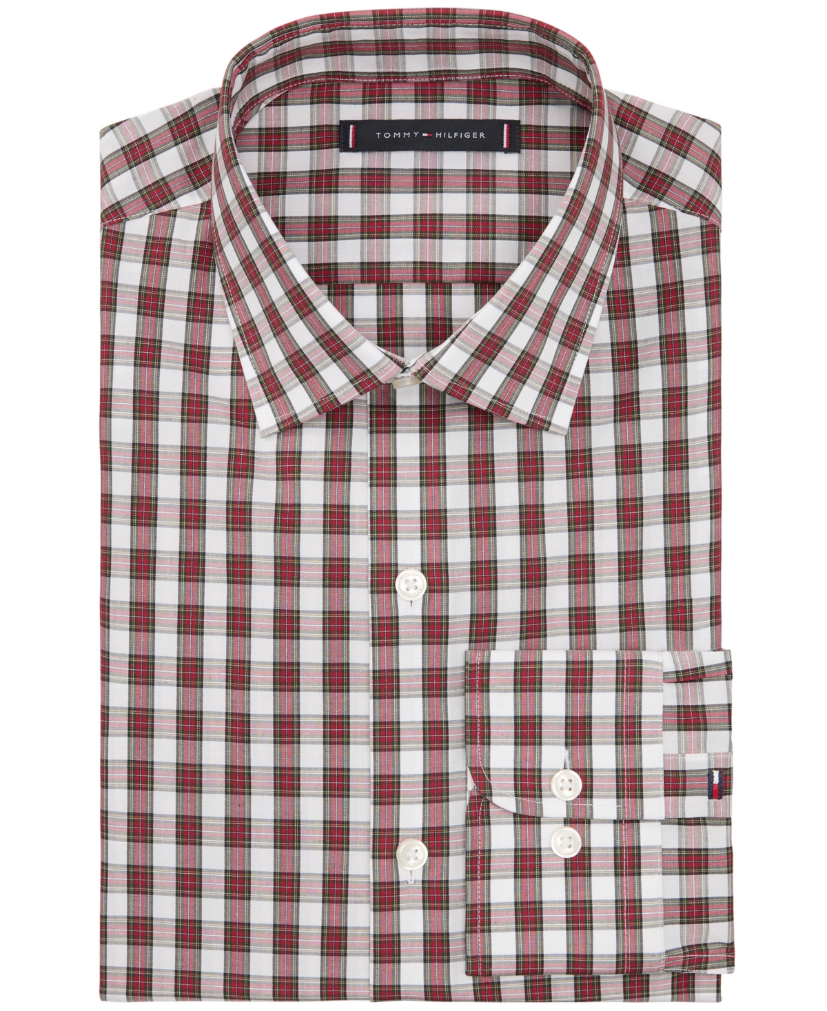Tommy Hilfiger Men's Flex Slim Fit Dress Shirt