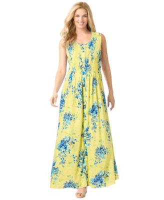 Petite Plus Within Pintucked Sleeveless Dress