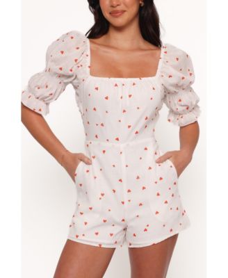 Women's Emerson Romper - Ditsy Heart