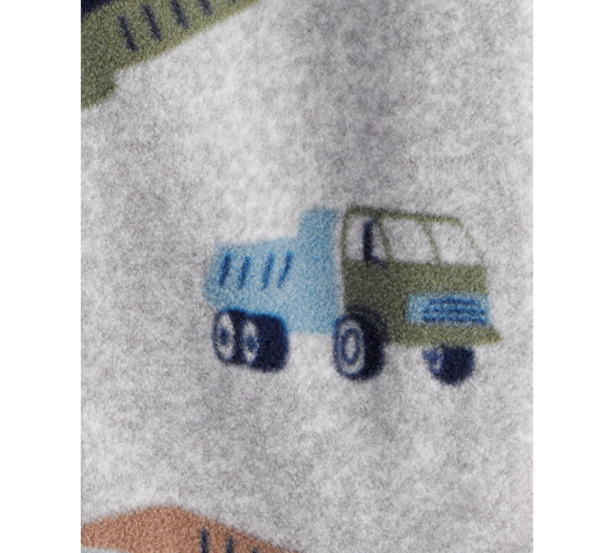Carter's Baby Girls 2-way Zip Sleep And Play Coverall In Gray