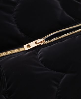 Toddler Girls Luxe Bow Puffer Coat