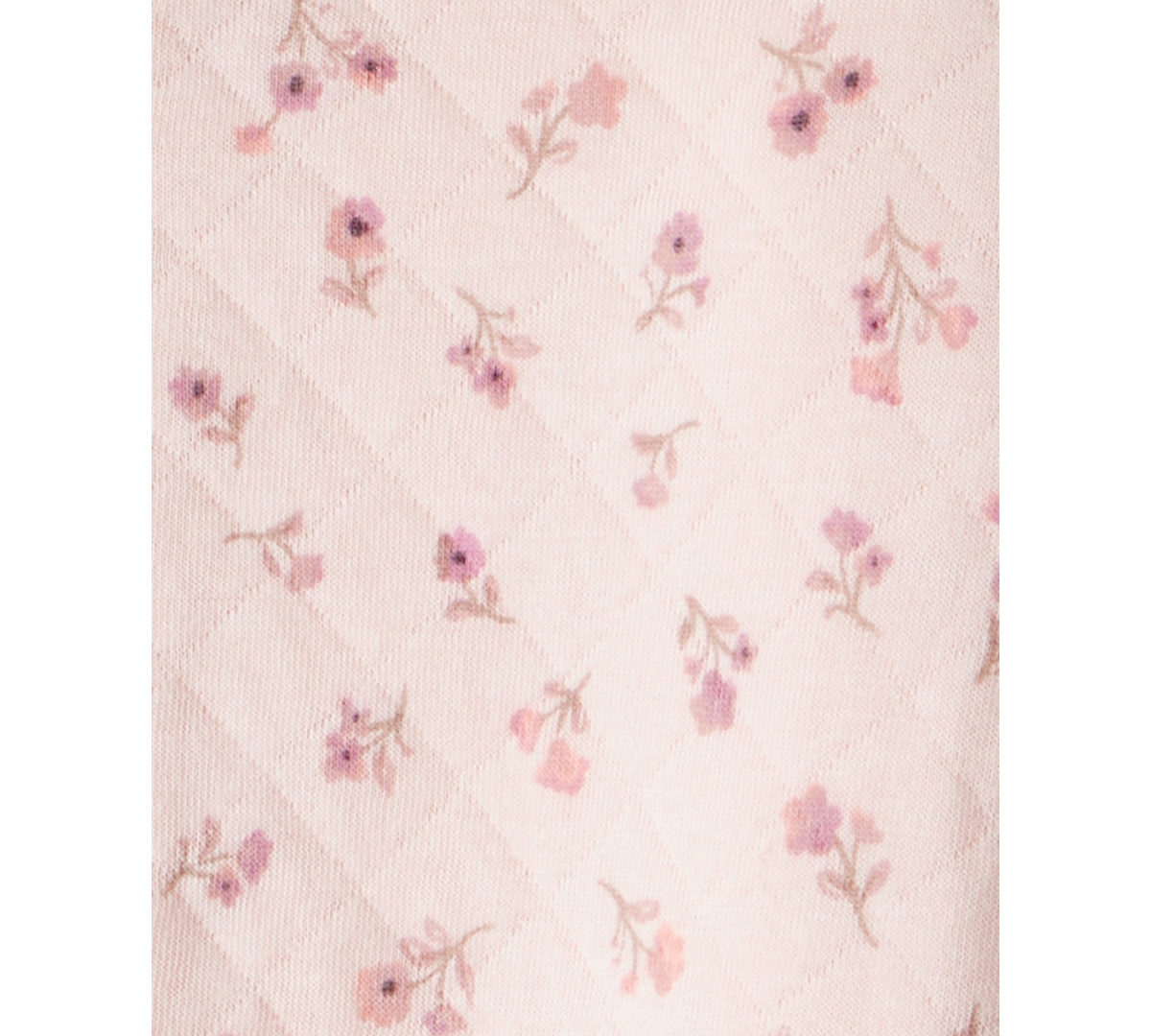Carter's Baby Girls Long Sleeves Floral Print Jumpsuit