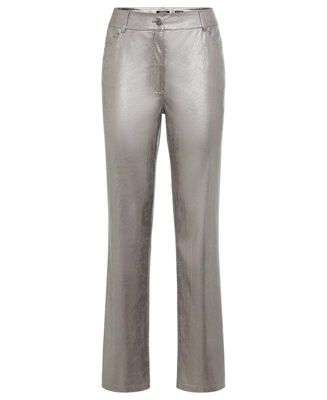 Women's Metallic Soft Leather Look Pant