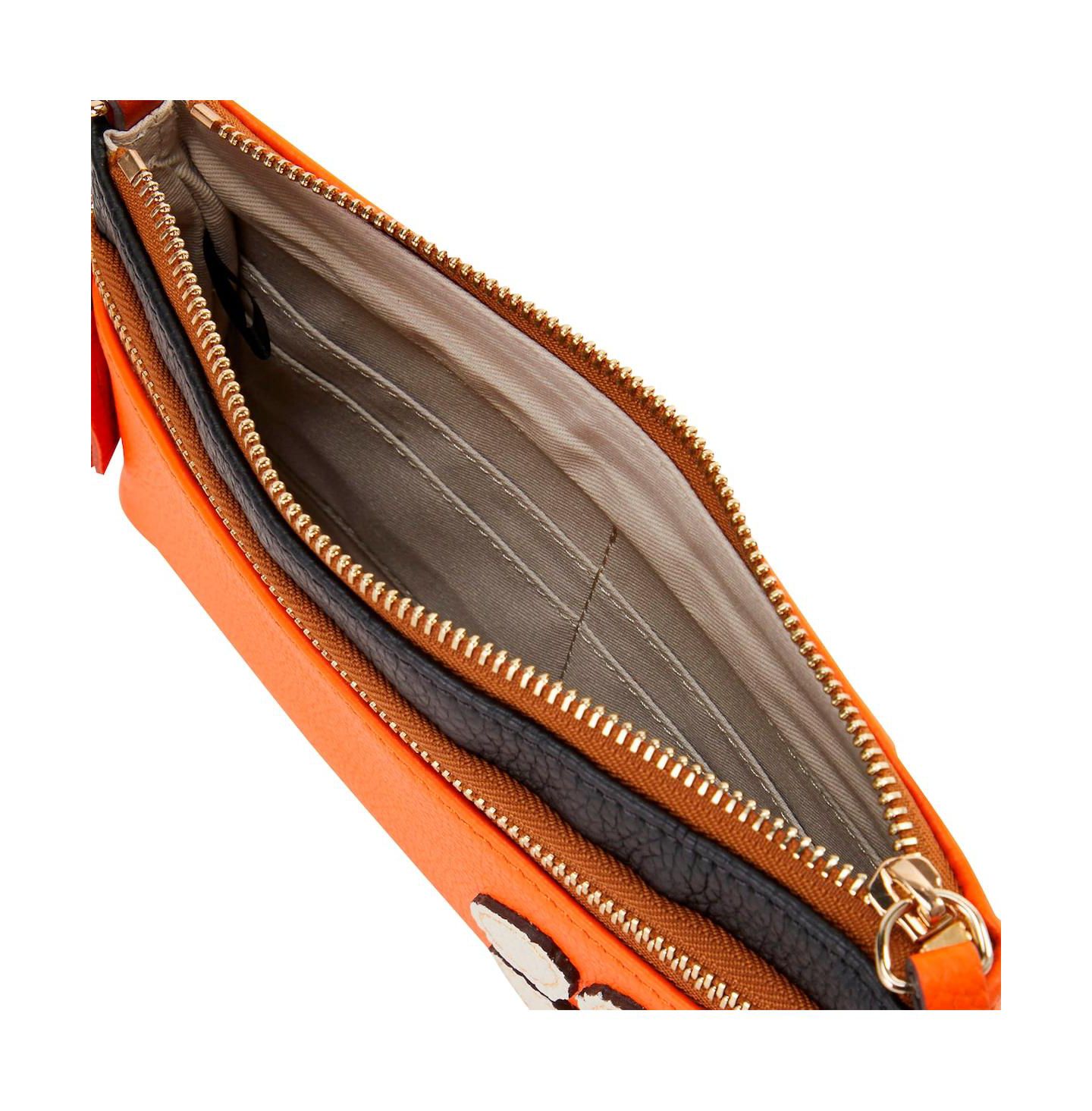 Двойной клатч-петля Dooney & Bourke Clemson Tigers Infield на молнии — фото 3