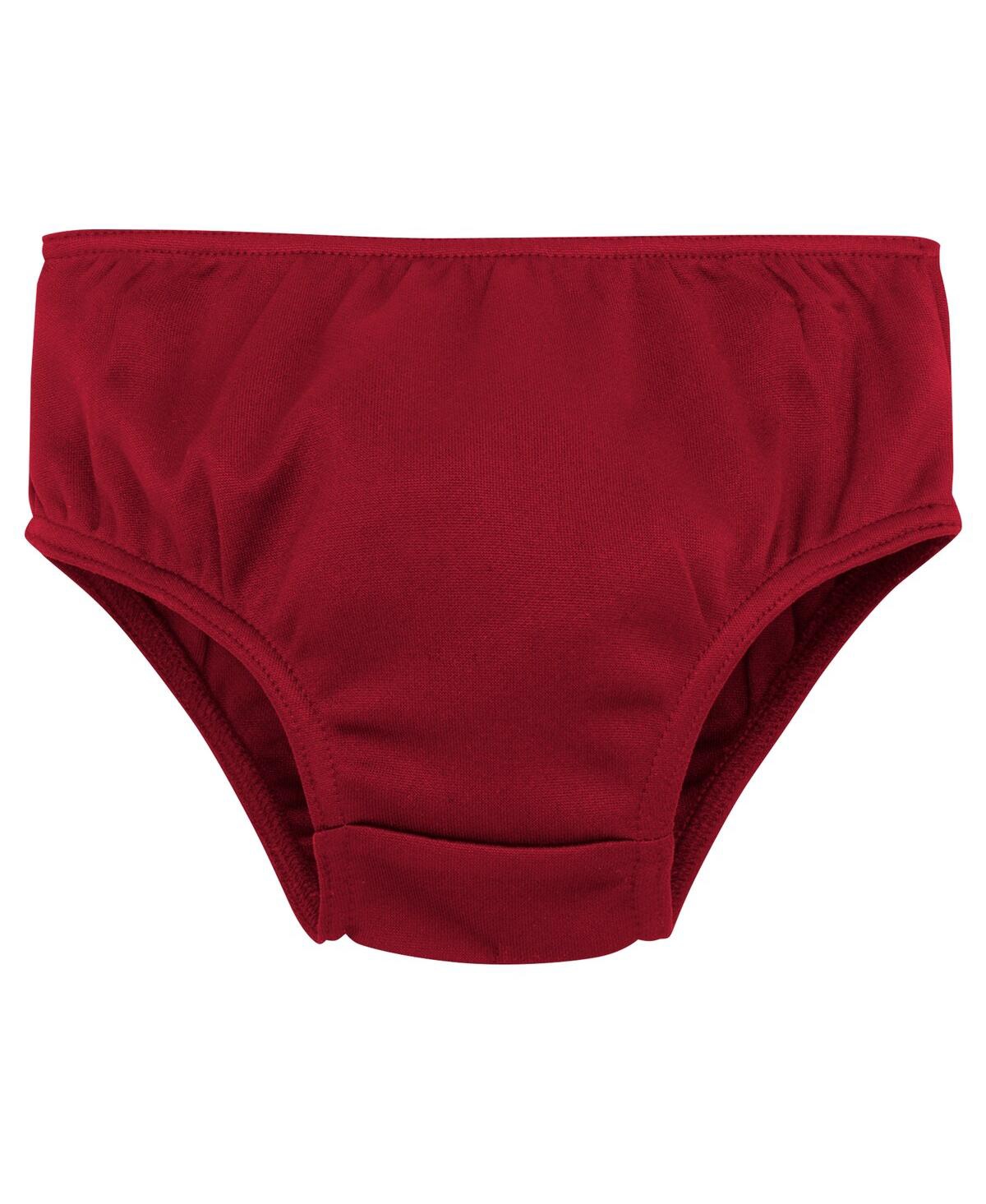 Outerstuff Girls Preschool 2-Piece Burgundy Washington Commanders Cheer Captain Jumper Dress with Bloomers Set