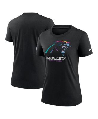 Nike - Women's Black Carolina Panthers 2024 NFL Crucial Catch Tri-Blend T-Shirt
