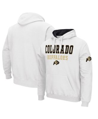 Colosseum - Men's White Colorado Buffaloes Sunrise Pullover Hoodie