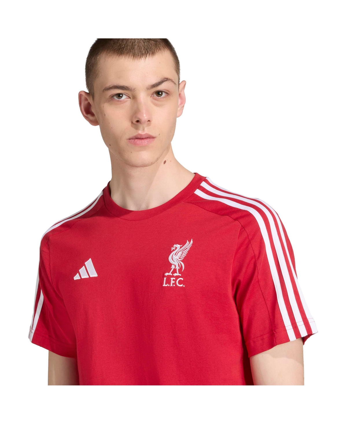 Adidas Men's Red Liverpool Dna T-Shirt