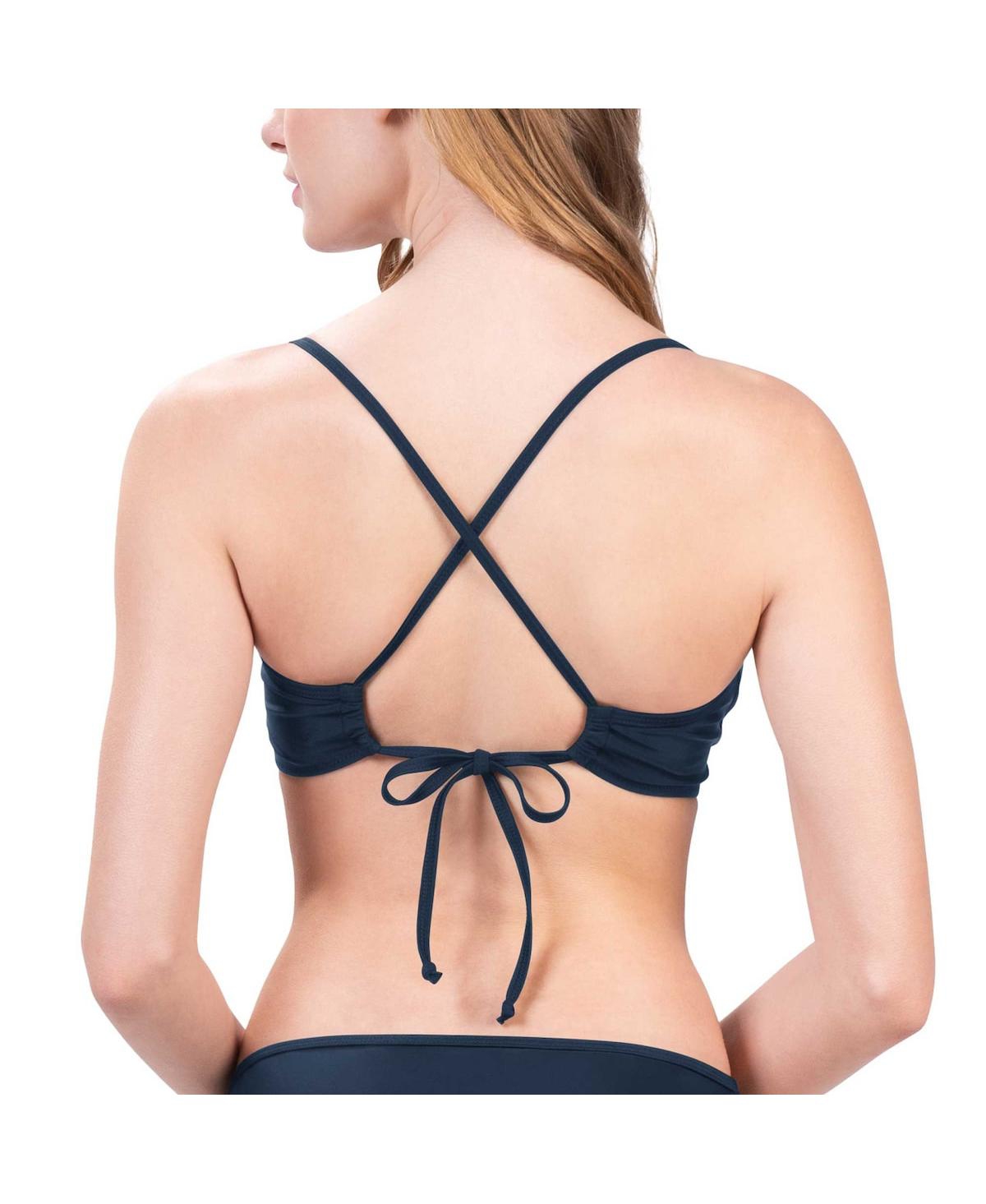 G-iii 4Her by Carl Banks Women's Navy Buffalo Bills Hall of Fame Bikini Top