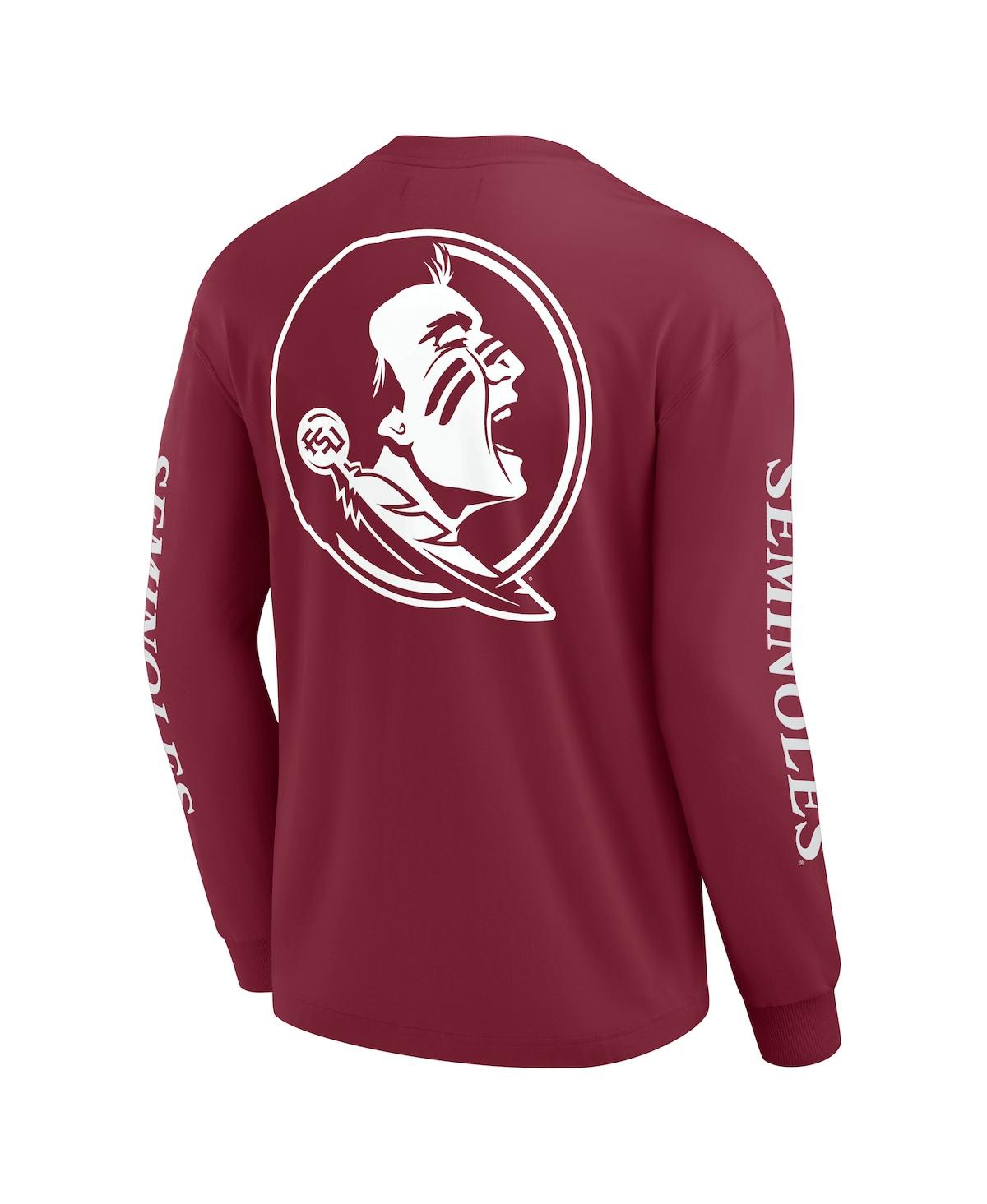 Fanatics Men's Garnet Florida State Seminoles Strive Long Sleeve T-shirt In Brown