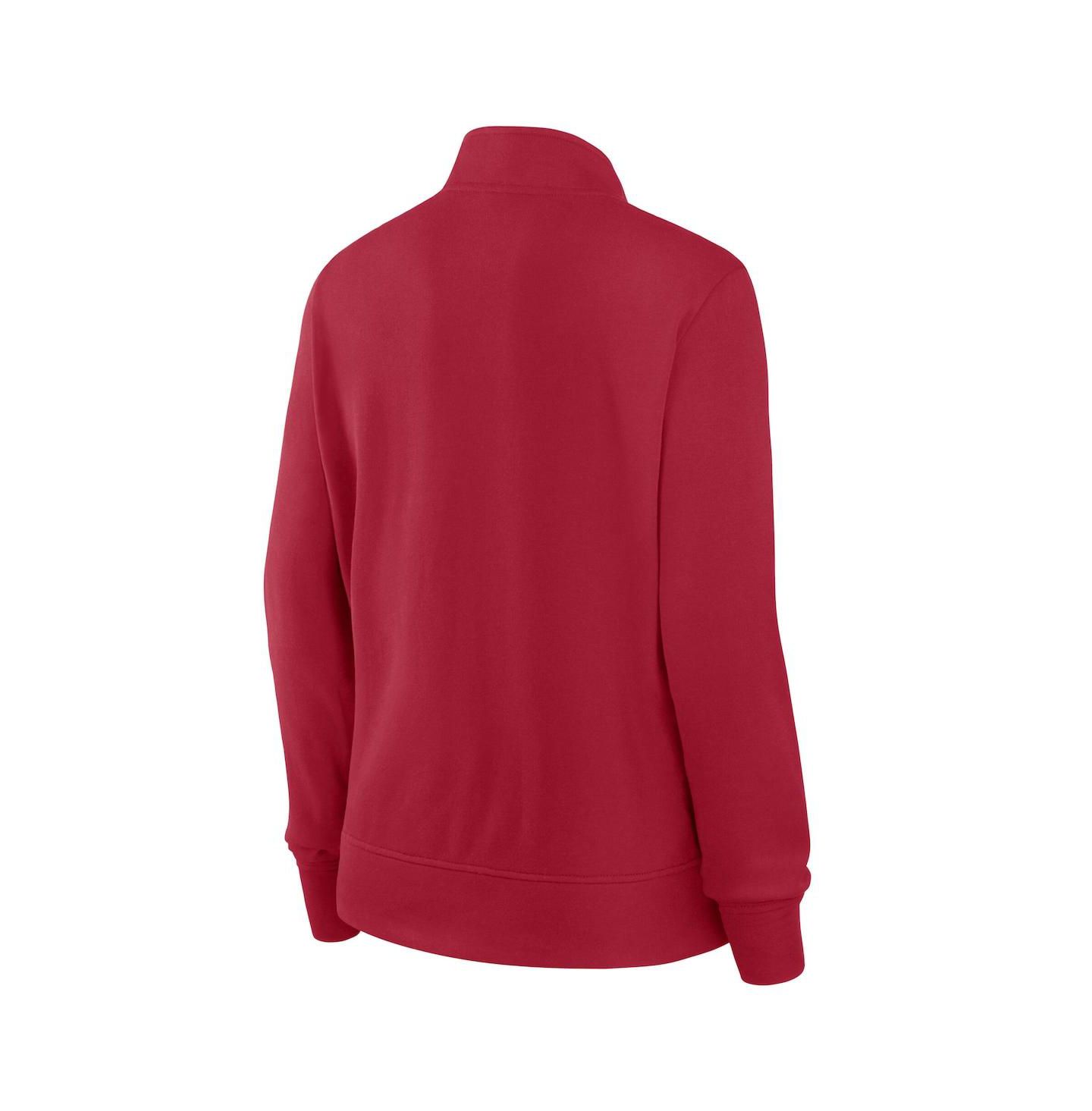 Женская куртка Logo Athletic Scarlet San Francisco 49ers Velocity Quarter-Zip — фото 1