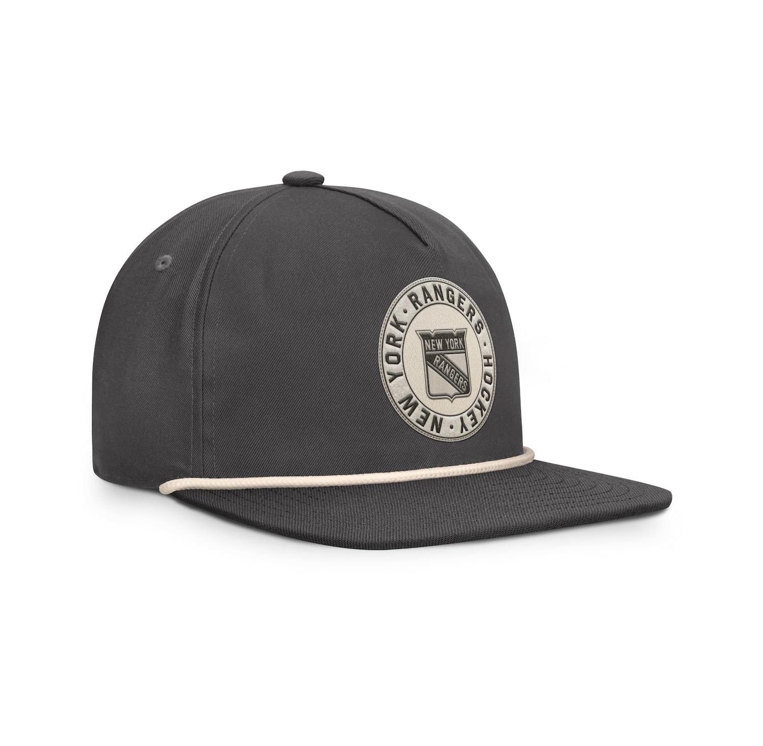 Men's Charcoal New York Rangers Closer Adjustable Hat