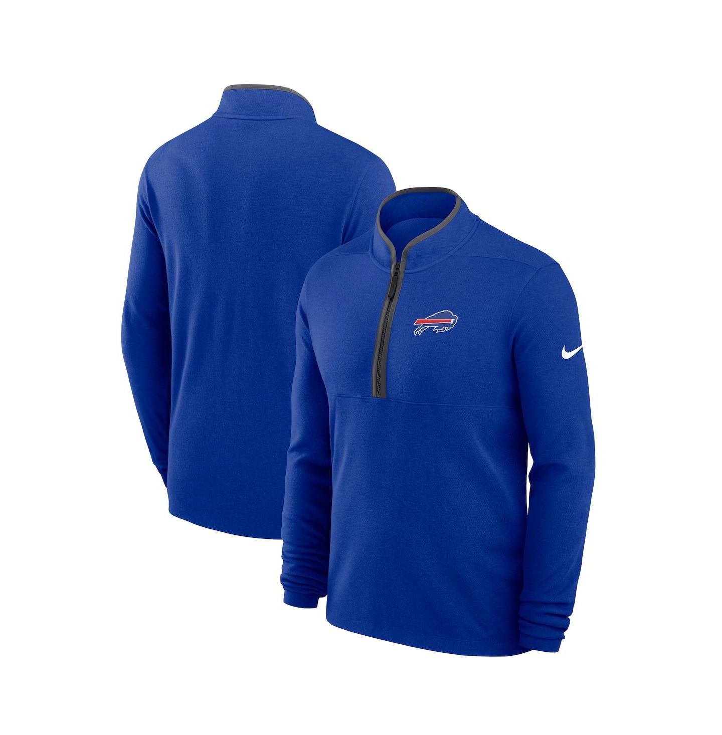 Мужской свитер Nike Royal Buffalo Bills Lightweight Victory Performance Half-Zip Pullover — фото 1