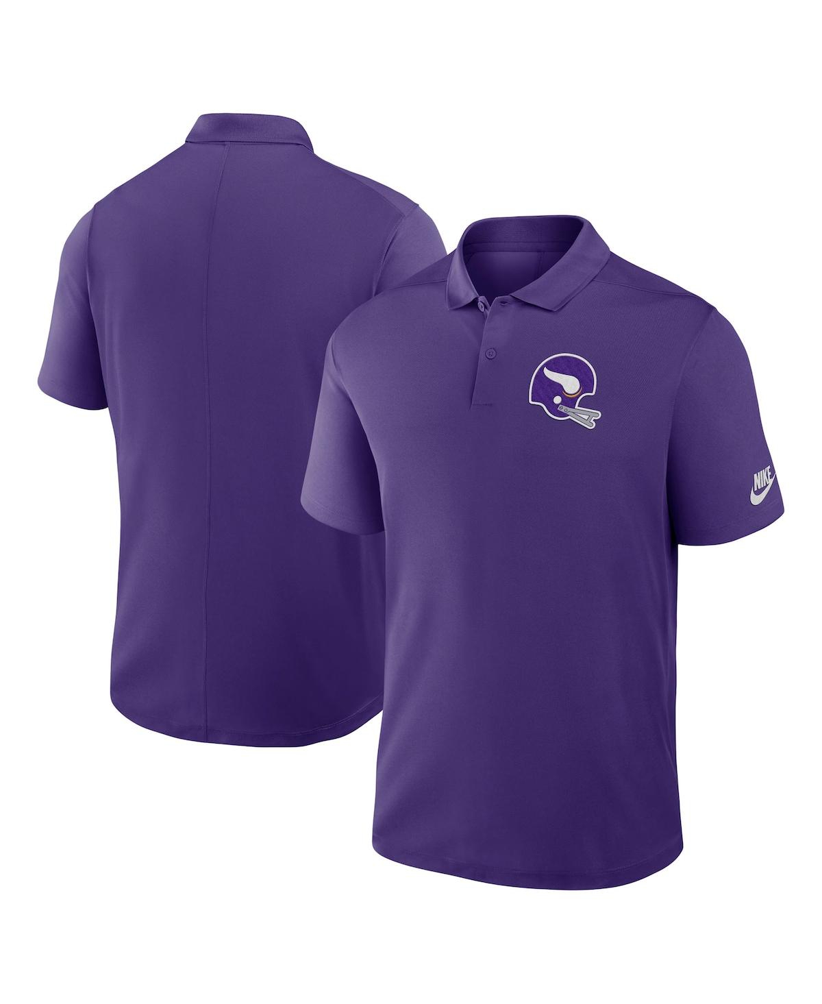 Nike Minnesota Vikings Rewind Victory  Men's Dri-fit Nfl Polo In Purple