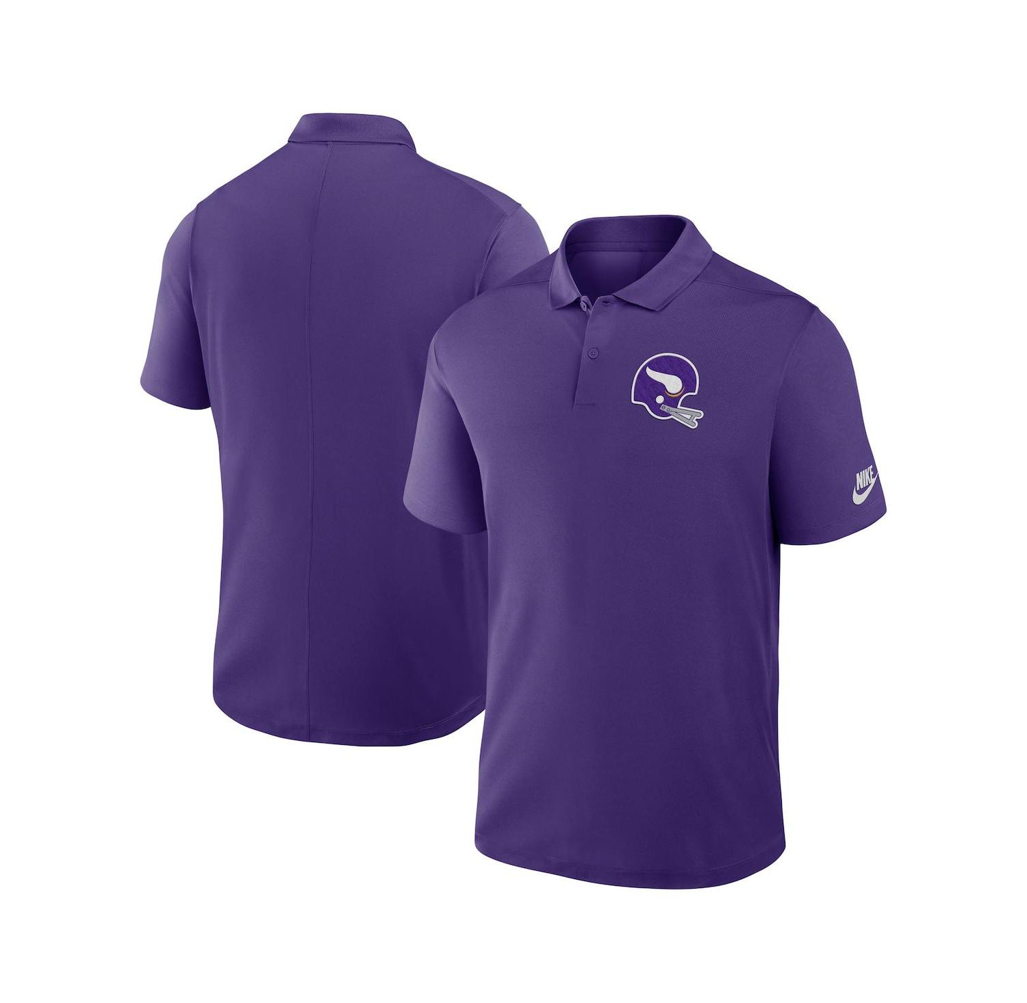 Men's Purple Minnesota Vikings Rewind Victory Performance Polo Shirt