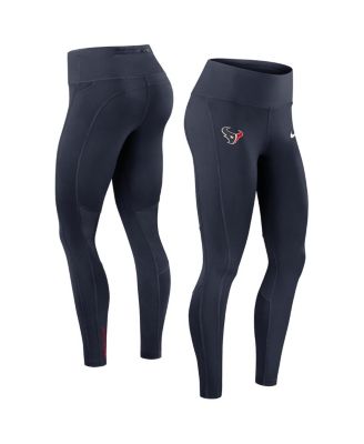 Nike - Women's Navy Houston Texans Primetime Epic Fast Performance Leggings