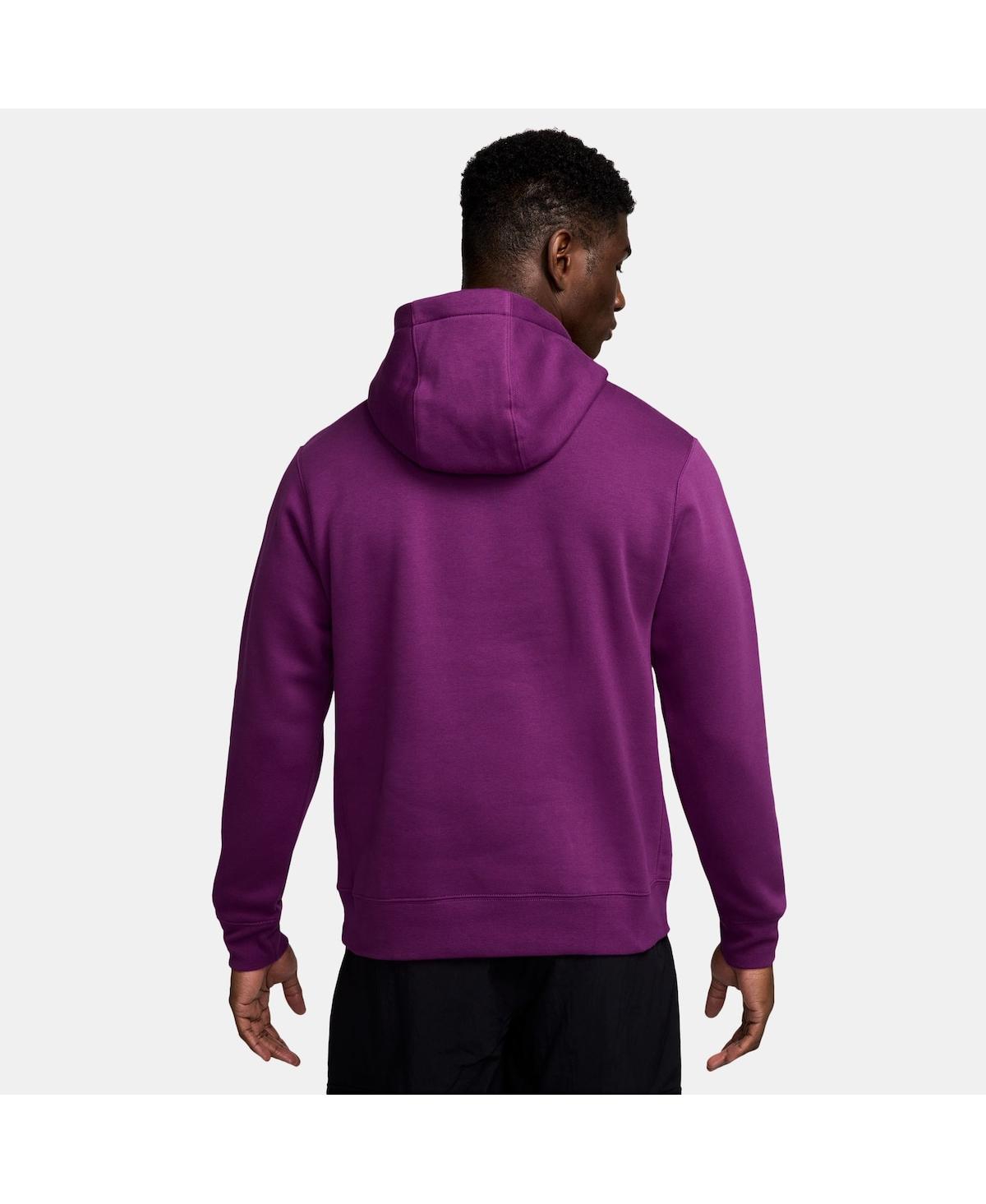 Nike Men's Purple Barcelona 2025/26 Club Hoodie In Purple