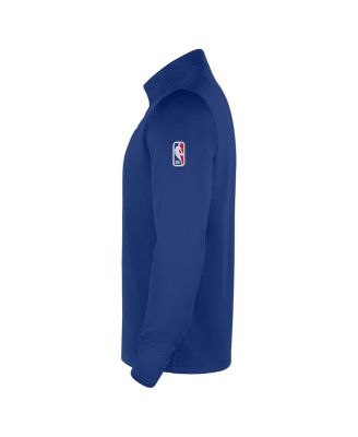 Men's Royal Philadelphia 76ers 2025/26 Authentic Coaches Quarter-Zip Pullover Jacket