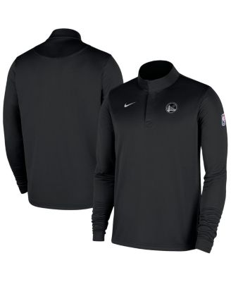 Nike - Men's Black Golden State Warriors 2025/26 Authentic Coaches Quarter-Zip Pullover Jacket
