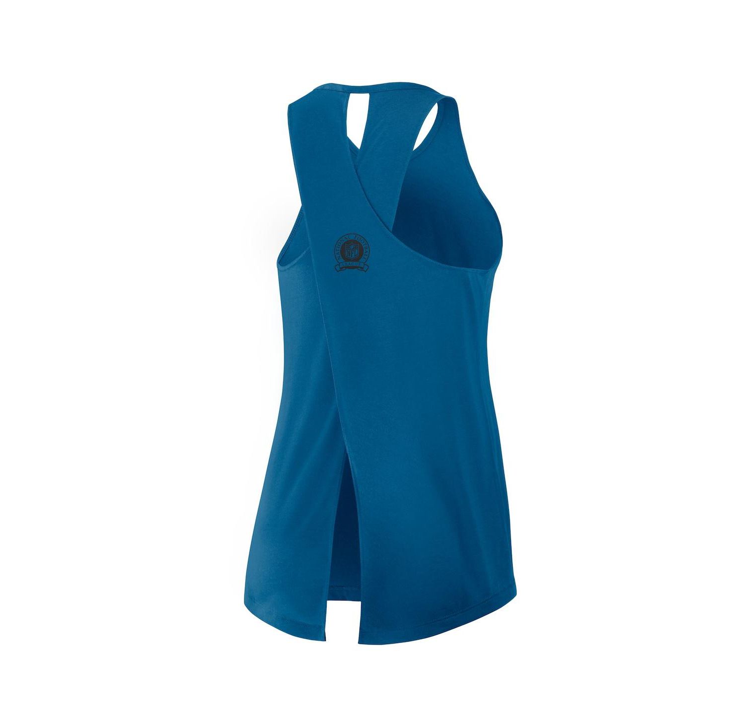 Women's Navy Tennessee Titans Glory Crisscross Performance Tank Top