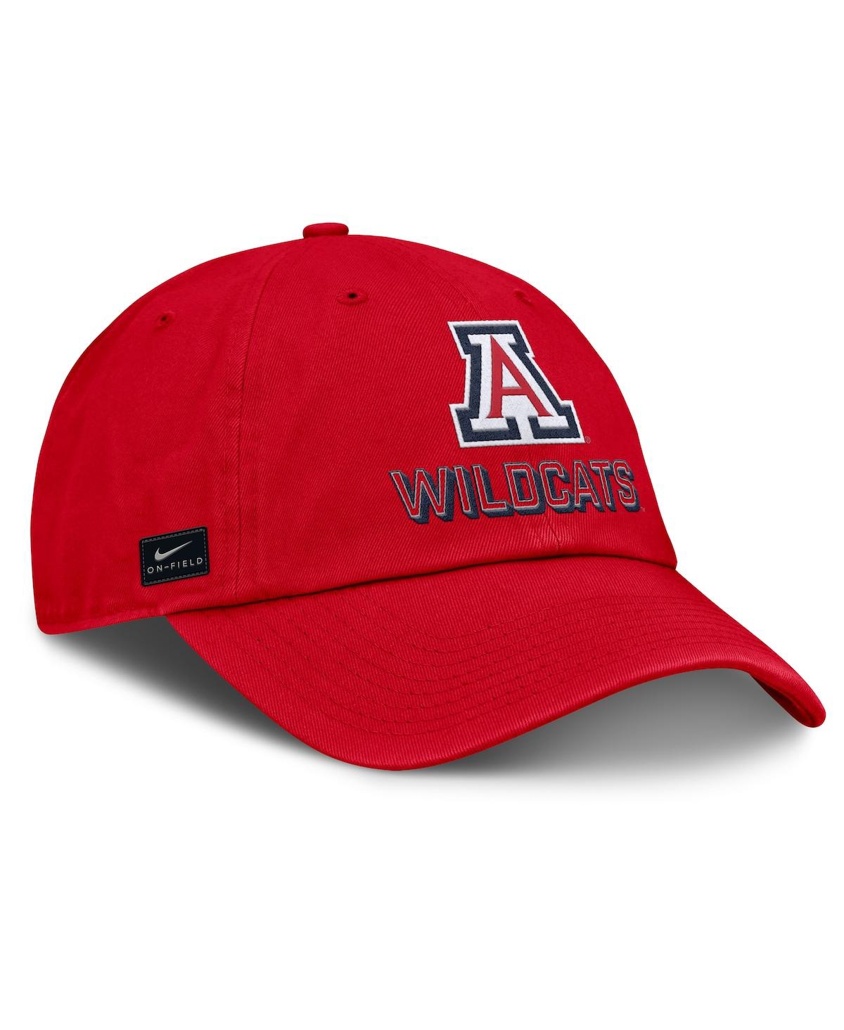 Nike Men's Red Arizona Wildcats 2025 On-field Club Adjustable Hat In Red