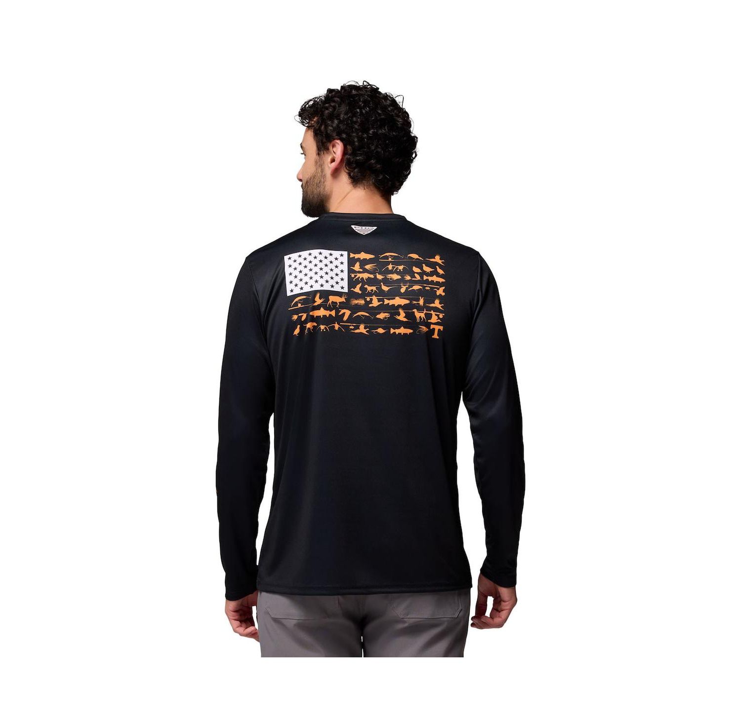 Men's Black Tennessee Volunteers PHG Terminal Shot 3-Hit Long Sleeve T-Shirt