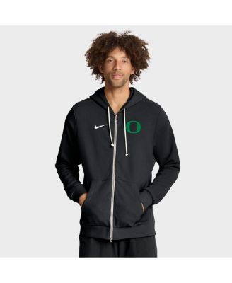 Nike - Men's Black Oregon Ducks 2025 Sideline Standard Issue Dri-FIT Full-Zip Hoodie